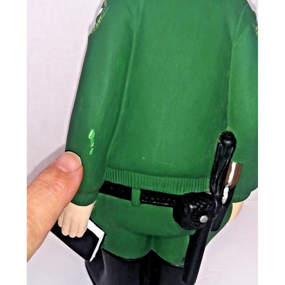 VTG Escambia County Sheriff Police Cop Planter Ceramic Figure Deputy 12" - Picture 6 of 12